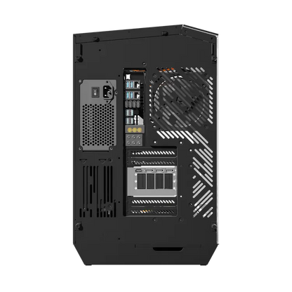 DarkFlash Dy470 PC Case With 4 ARGB Fans - BLACK