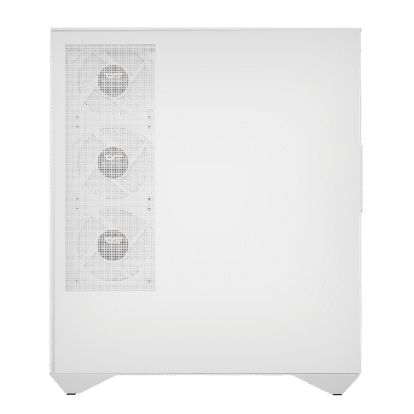 DarkFlash DY460 ATX PC Case, With 4 ARGB Fans, WHITE