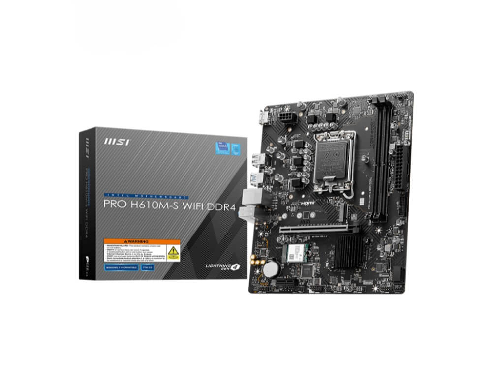 MSI PRO H610M-S DDR4 Motherboard