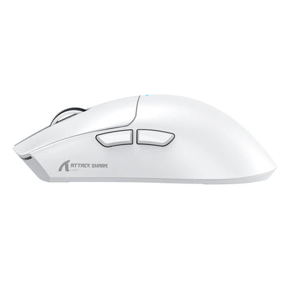 ATTACK SHARK X11 Wireless Gaming Mouse with Charging Dock - White
