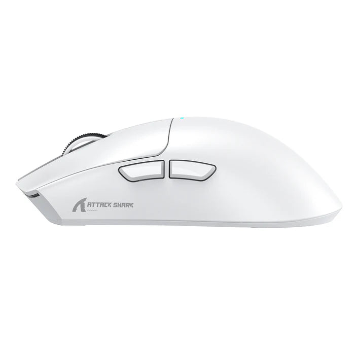 ATTACK SHARK X11 Wireless Gaming Mouse with Charging Dock - White