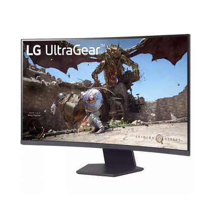 LG 32GS60QC-B 32" QHD 1000R Curved Display  180Hz refresh rate  1ms (GtG) response
