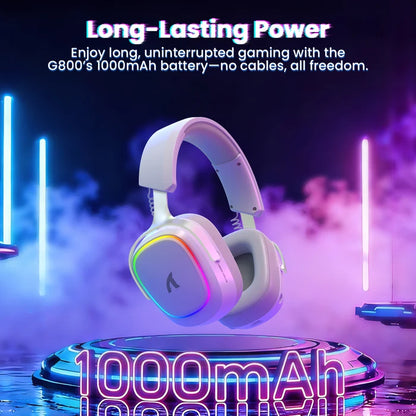 ATTACK SHARK G800 Wireless Gaming Headset - White