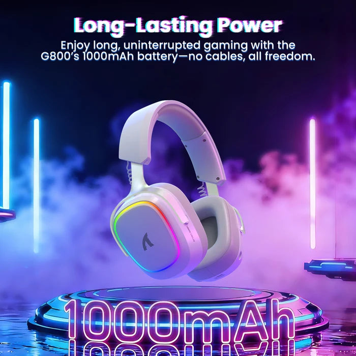 ATTACK SHARK G800 Wireless Gaming Headset - White