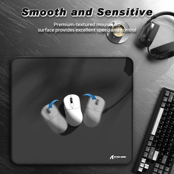 ATTACK SHARK CM02 eSport Gaming Mousepad (450x400x4 MM) - Black