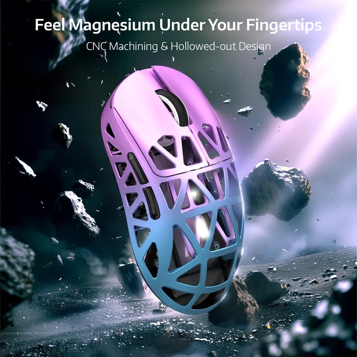ATTACK SHARK R2 Magnesium Alloy PAW3950 Gaming Mouse - Twilight Purple