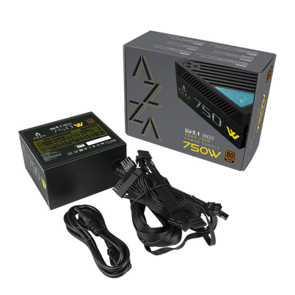 AZZA PSAZ-750W Bronze 80+, None Modular 100V-240V, US POWER CORD