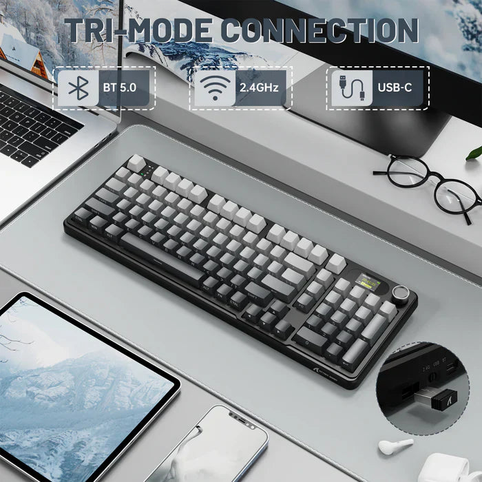 ATTACK SHARK X98PRO Wireless Gaming Keyboard - MOON NIGHT