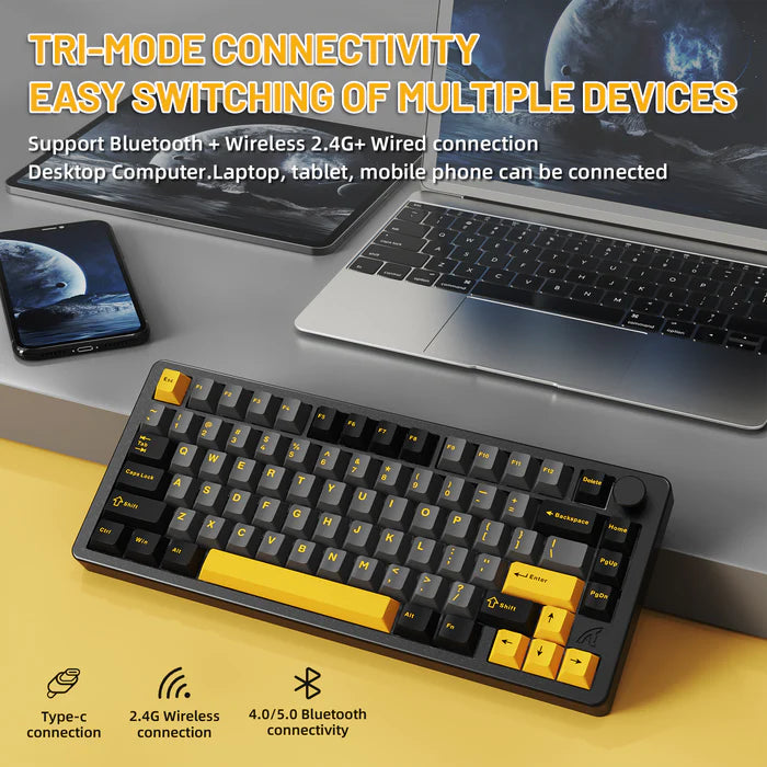 ATTACK SHARK X86 Full Aluminium Keyboard - Star Black