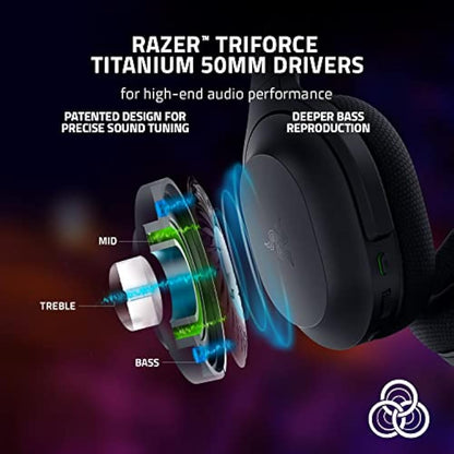 Razer Barracuda Wireless Gaming & Mobile Headset - Black