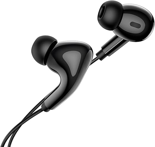 Hoco M83 - Original Series Wire-Controlled Digital Earphones With Microphone, Plug: Type-C, Cable Length: 1.2m, Compatible With Huawei Xiaomi OnePlus iPad Pro/iPad Air With Type-C Interface - Black