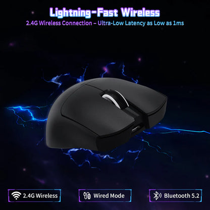 ATTACK SHARK X11SE Wireless Gaming Mouse - Black