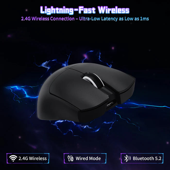 ATTACK SHARK X11SE Wireless Gaming Mouse - Black