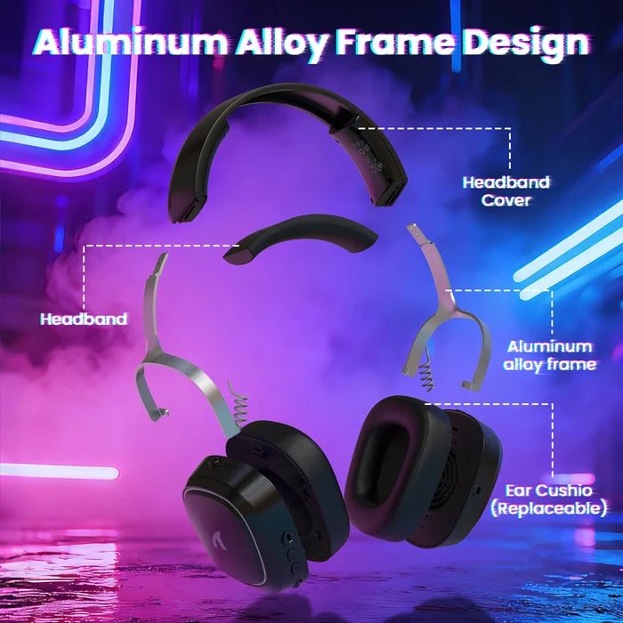 ATTACK SHARK G800 Wireless Gaming Headset - Black