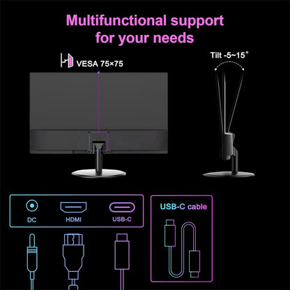 MINIFIRE MF24X3AC 24″ MONITOR 100hz FHD with built in speaker
