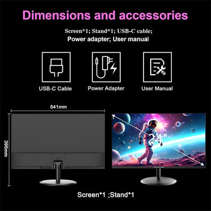 MINIFIRE MF24X3AC 24″ MONITOR 100hz FHD with built in speaker