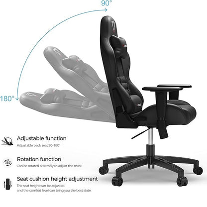 Furgle Gaming Chair | Racing Style High-Back - Blue