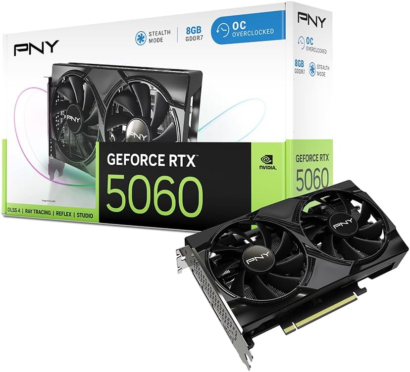 PNY GeForce RTX 5060 OC 8GB GDDR7 Dual