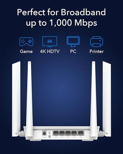 Cudy AX3000 Dual-Band Wi-Fi 6 Router- WR3000S