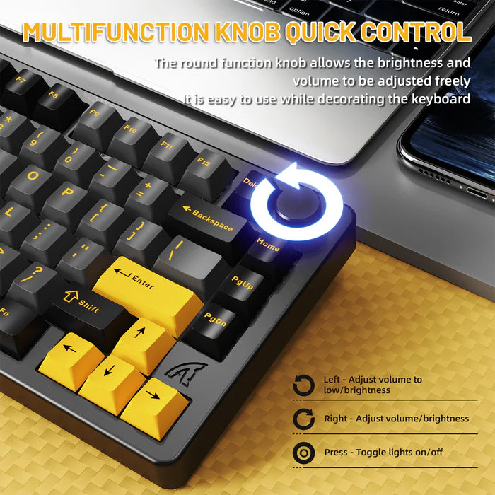 ATTACK SHARK X86 Full Aluminium Keyboard - Star Black
