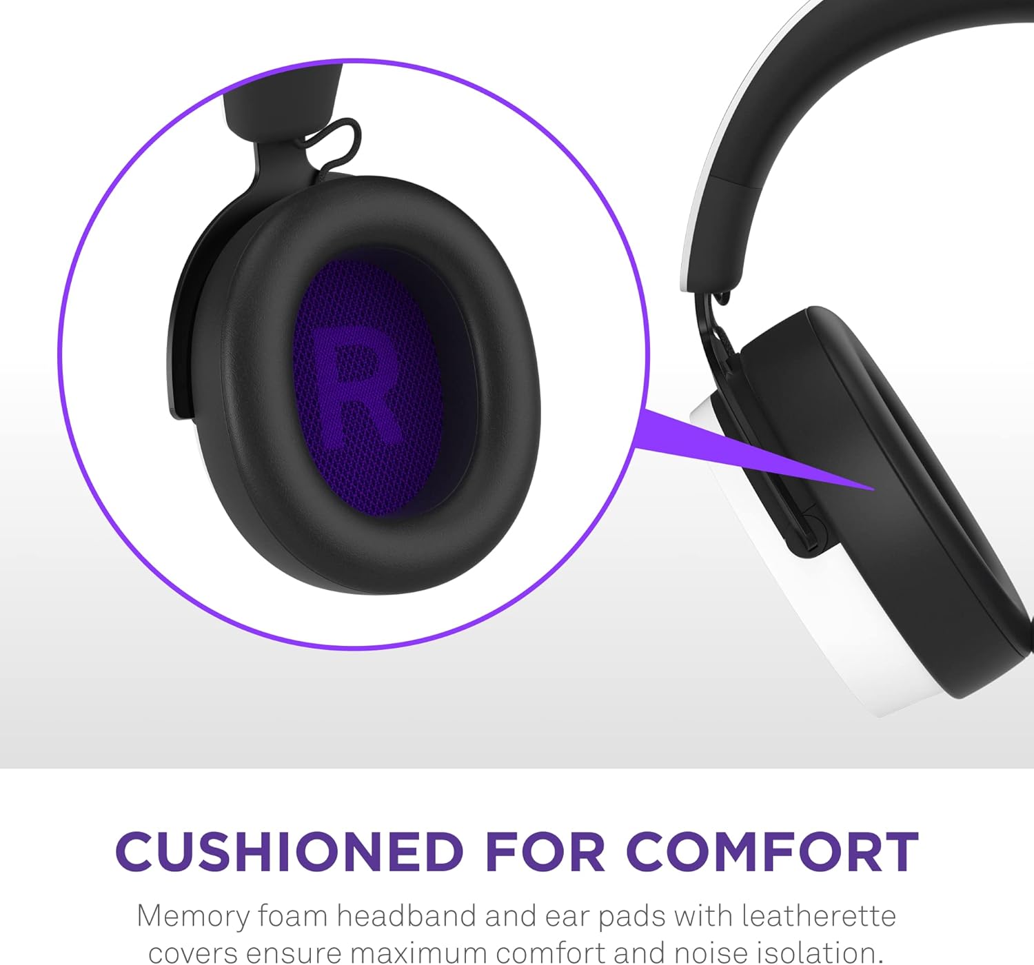 NZXT Relay 7.1 Surround Sound Gaming Headset PC White