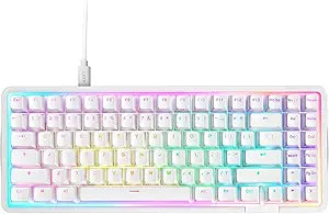 NZXT Function Elite MiniTKL Gaming Keyboard - White