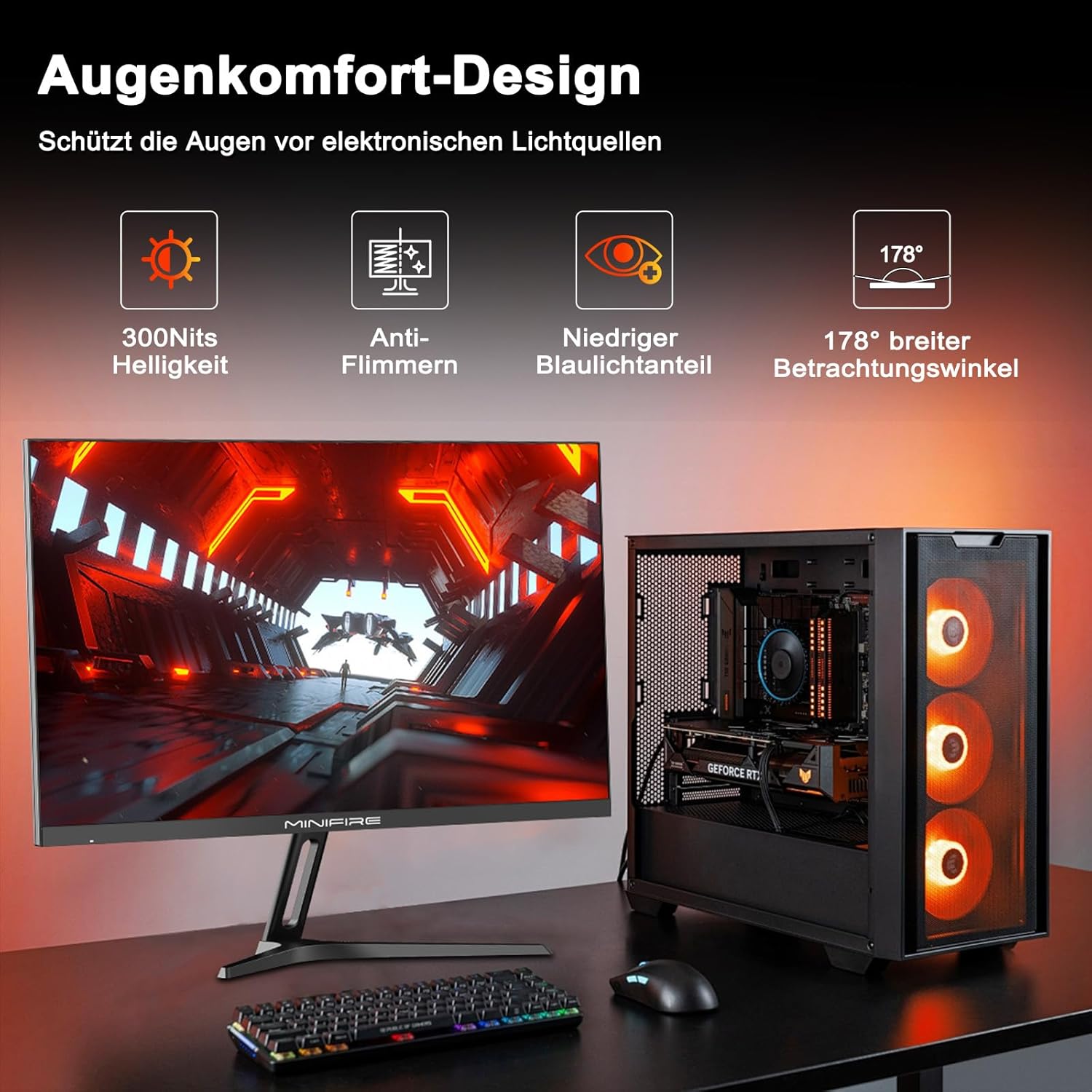 MINIFIRE MFG27F4Q GAMING MONITOR 27inch, 180hz