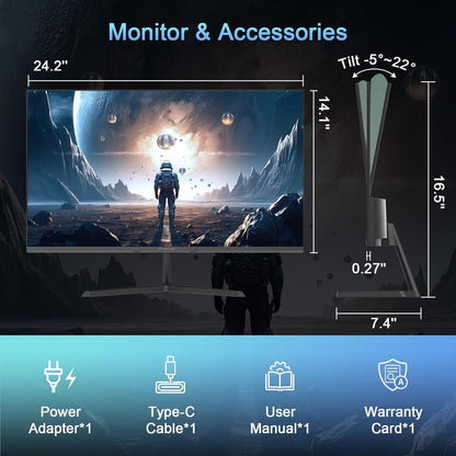 MINIFIRE MF27X3 MONITOR 27″ 100hz built in speaker