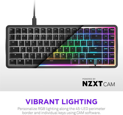 NZXT Function Elite MiniTKL Gaming Keyboard - Black