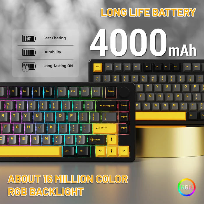 ATTACK SHARK X86 Full Aluminium Keyboard - Star Black
