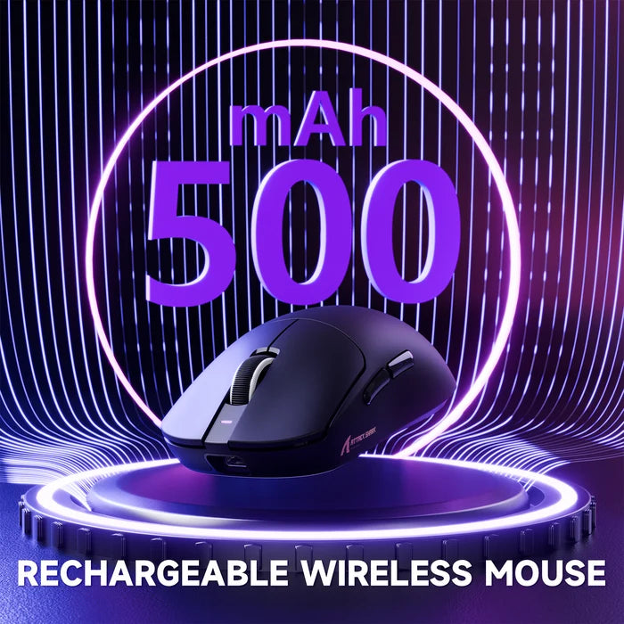 ATTACK SHARK X8PRO Ultra-Light Wireless Gaming Mouse & C06ULTRA Cable - Black