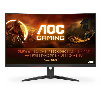 AOC Gaming Monitor 32" C32GZE FHD Curved 240Hz