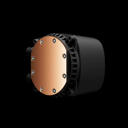 GAMDIAS AURA GL360 LITE ARGB AIO Liquid CPU Cooler With 360mm Radiator, Copper Base, PWM Hydraulic Fans, Motherboard Sync, LGA 1851 & AM5 Support, Easy Universal Mounting