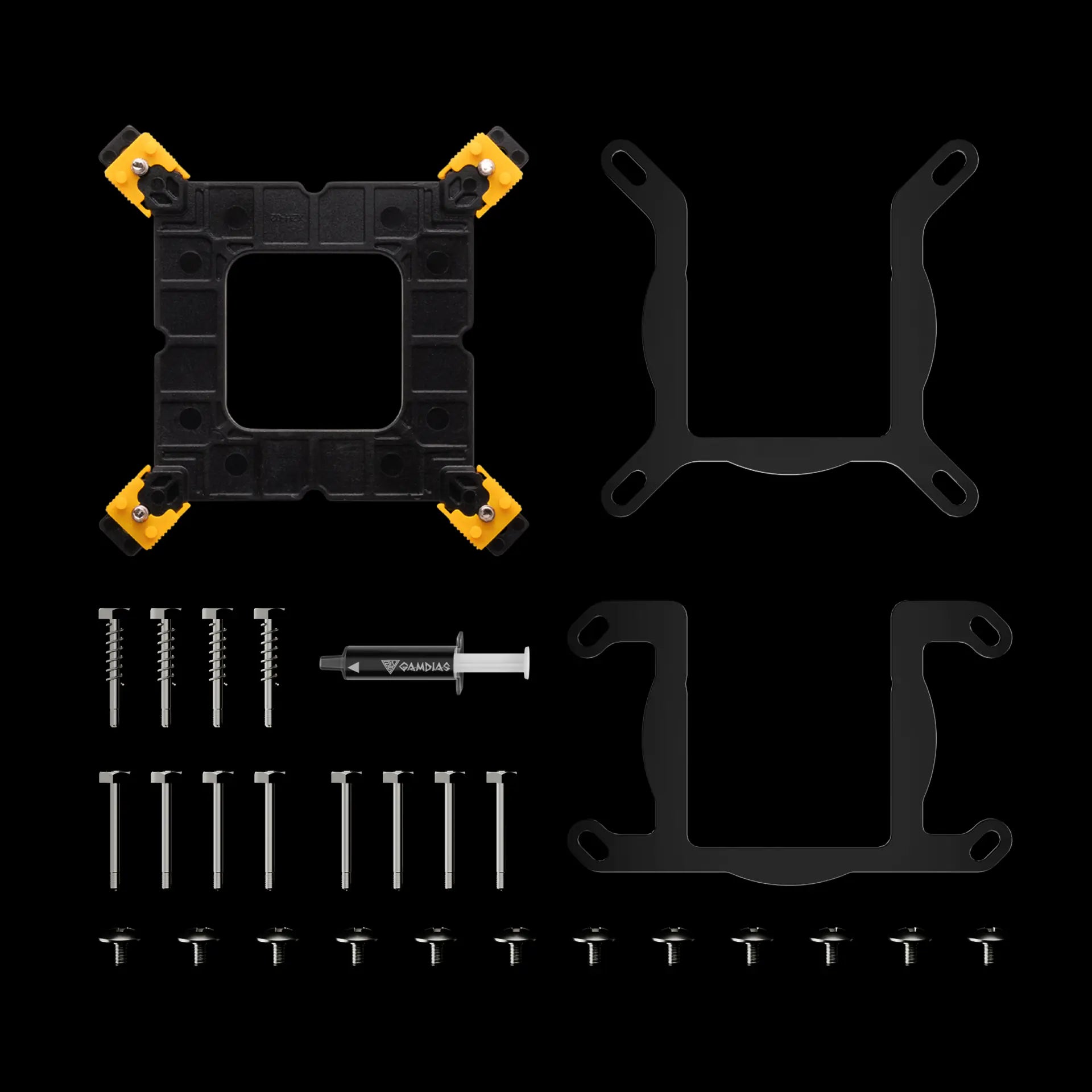 GAMDIAS AURA GL360 LITE ARGB AIO Liquid CPU Cooler With 360mm Radiator, Copper Base, PWM Hydraulic Fans, Motherboard Sync, LGA 1851 & AM5 Support, Easy Universal Mounting