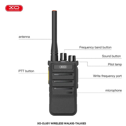 XO Rechargeable Professional Walkie Talkie Pair