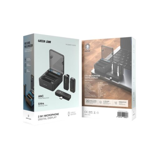 Green Lion 2 in 1 Microphone with Digital Display