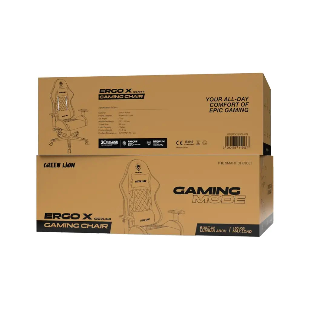 Green Lion ERGO X GCX44 Gaming Chair