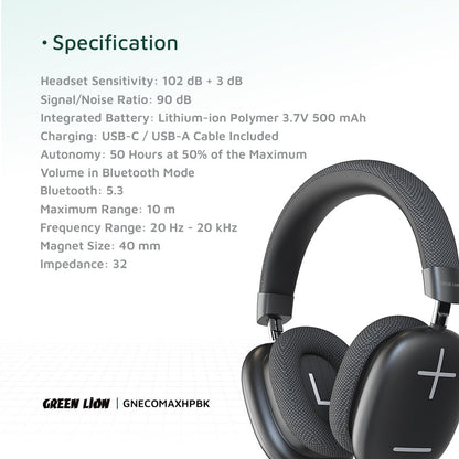 GREEN LION ECHOMAX HEADPHONE