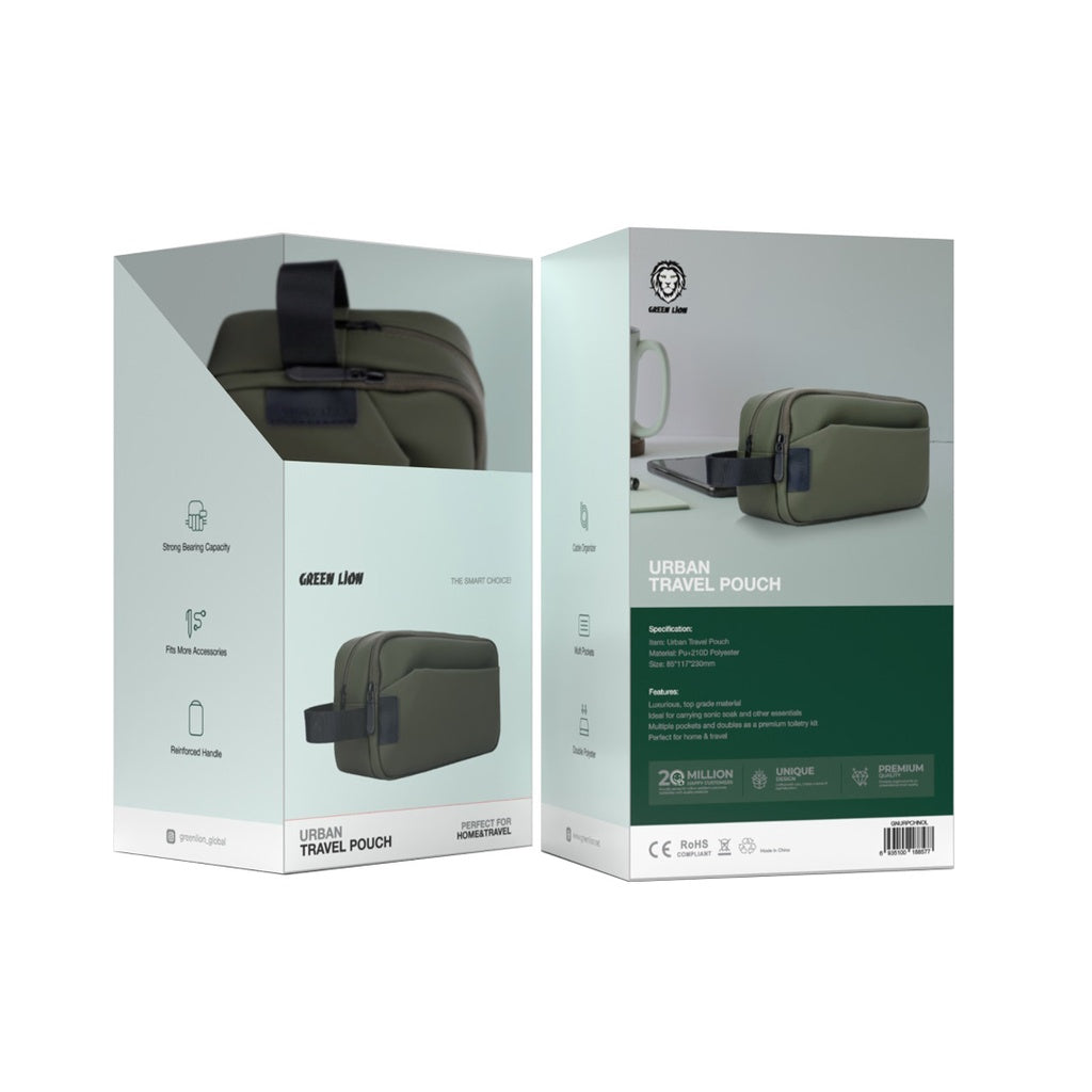 Green Lion Urban Travel Pouch