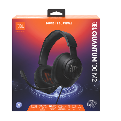 JBL Quantum 100 M2 Wired Over-Ear Gaming Headphones