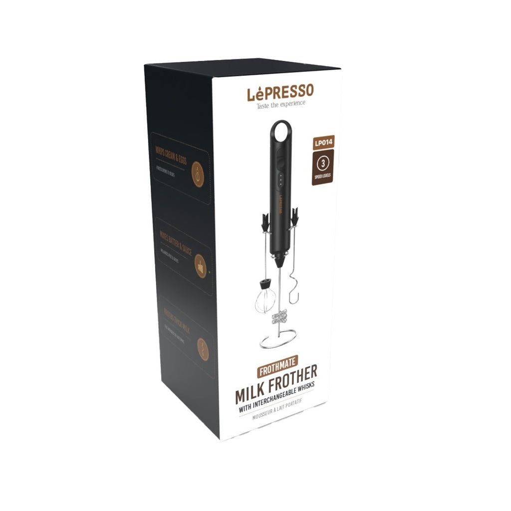 LePresso 3 In 1 Frother - Black