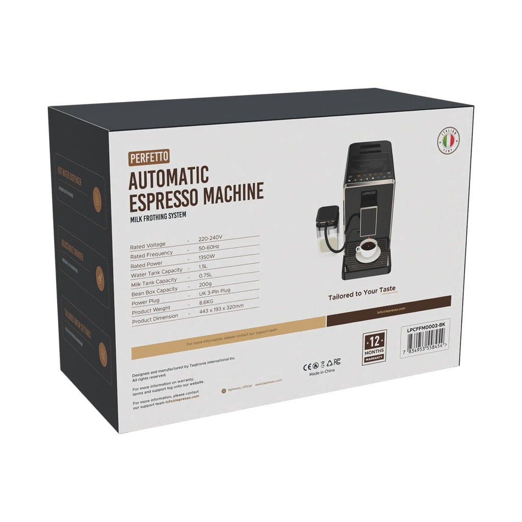 Lepresso Automatic Espresso Machine - Black