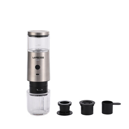 LePresso Stainless Steel Portable Espresso Maker