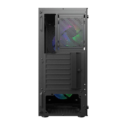 Cougar MX110 RGB Mid Tower PC Case With 4 Pre-Installed Fixed RGB Fans