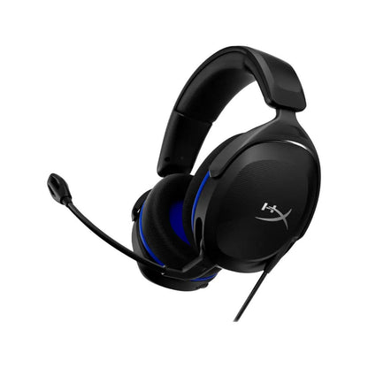 Black gaming headset with microphone