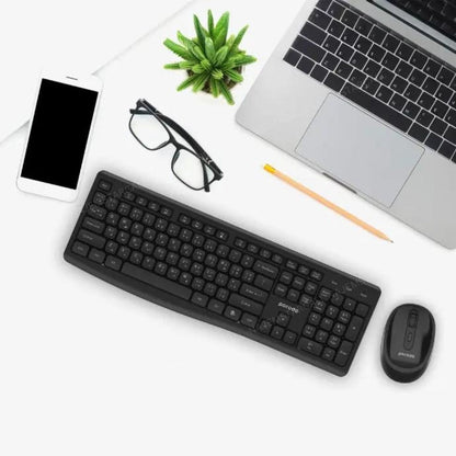 PORODO WIRELESS+BT KEYBOARD AND MOUSE COMBO