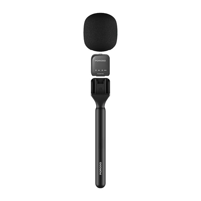 Porodo Two-Device Connect Handheld Lavalier Microphone