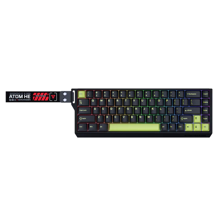 FANTECH ATOM Pro HE68 MK922, High Precision Magnetic Switch Keyboard - Black