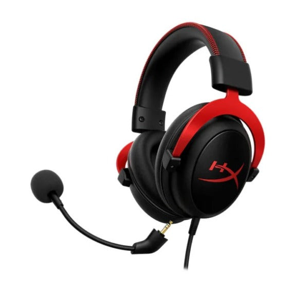 HyperX Cloud II Wired Gaming Headset-Black-Red - OPEN BOX