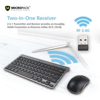 MICROPACK KM218 MINI WIRELESS COMBO